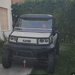 Kandi Cowboy 2 Seat Electric UTV with Lithium Battery, Powerful Dual Electric Motors, AWD, Electric