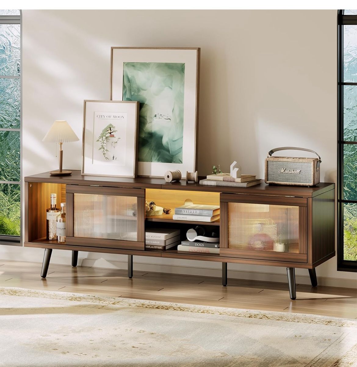 Bestier 63 Inch TV Stand for 70” TV