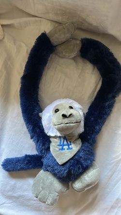 LA Dodgers stuffed monkey