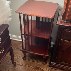 Rotating Book Or video Shelf
