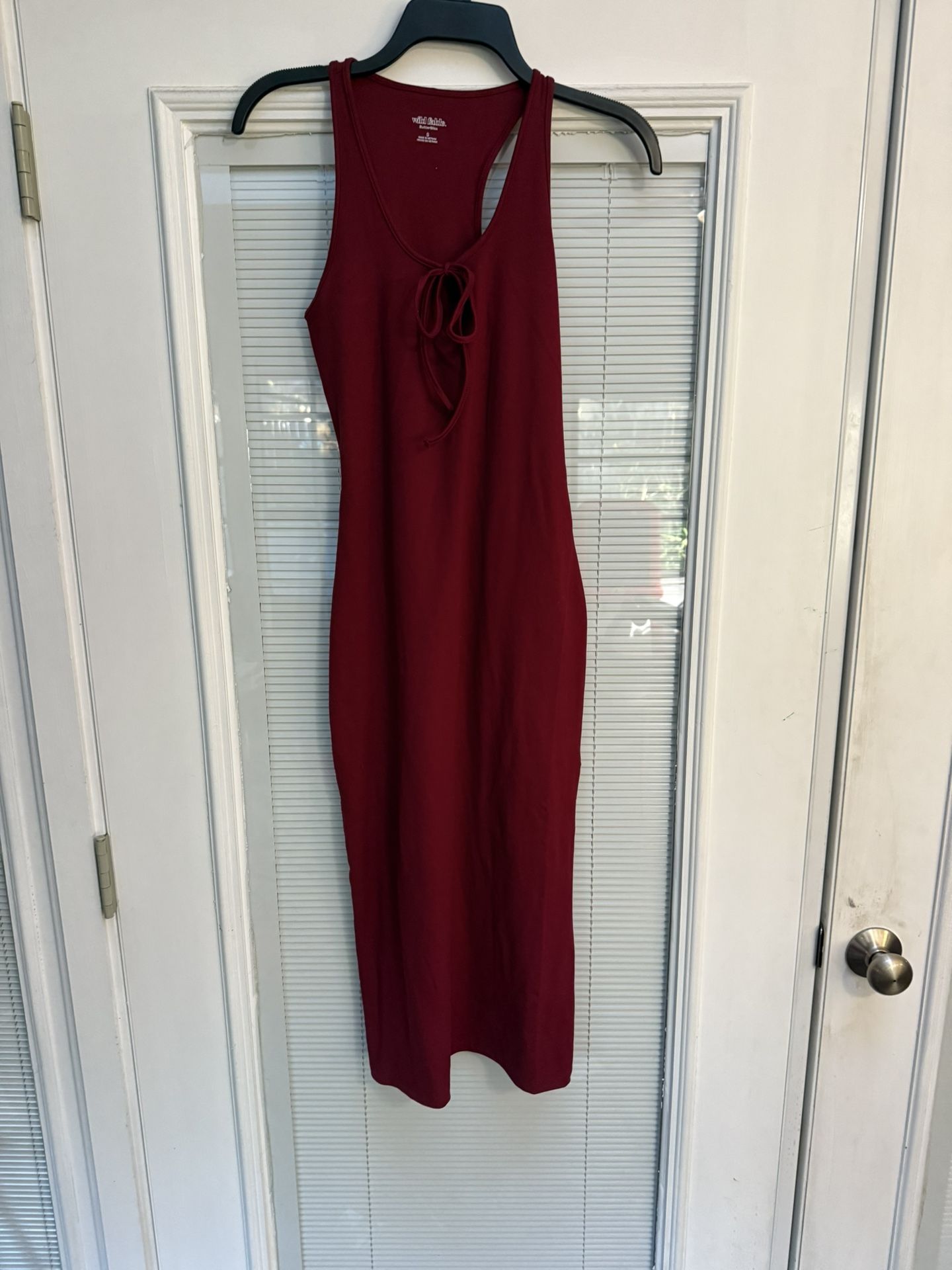 NWT Wild Fable Red Maxi Dress Size Small