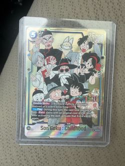 Dragon Ball Manga Booster 02 Son Goku Childhood FB06-119 (Alternate Art)