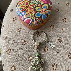 Brighton Collectibles Turtle Keychain