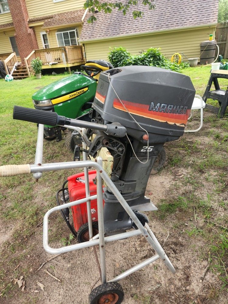 Mariner 25hp Outboard Motor Boat Engine