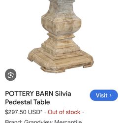 Pottery Barn Discontinued Tables 