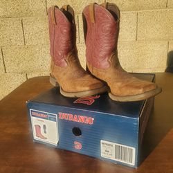 Lil Big Kids Briar Red Western Boot Size 4