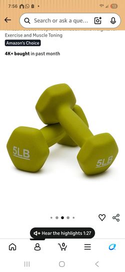 5 LB Dumbell (2 piece pair)