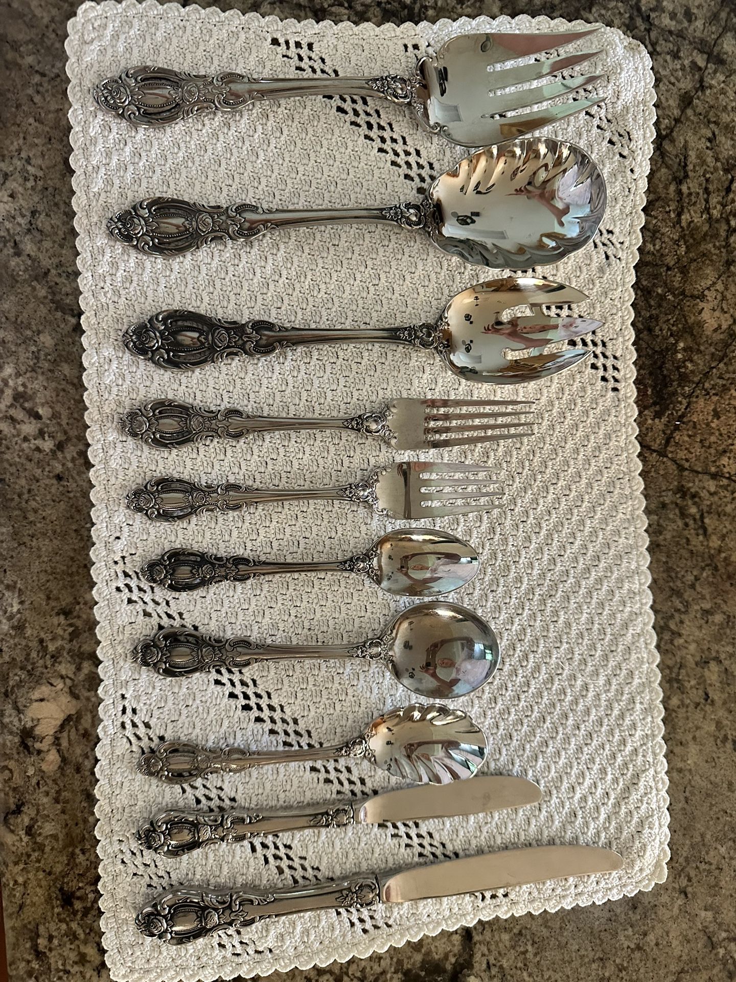 Silverwear Georgian House Stainless Steel 94 Pieces