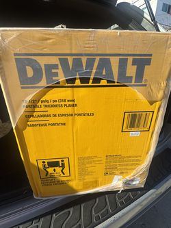 Dewalt planer dw734