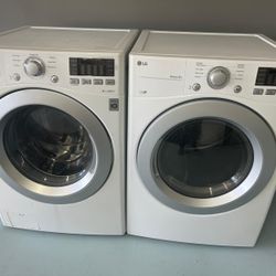 LG Front Load Washer And Electric Dryer Set