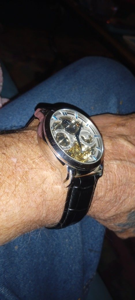 Stuhrling Original  Automatic .47 Mm. Leather Band