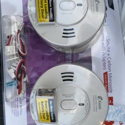 Smoke Carbon and Monoxide Carbono Paquete De 2 Piezas Es De Batería Y Electrico