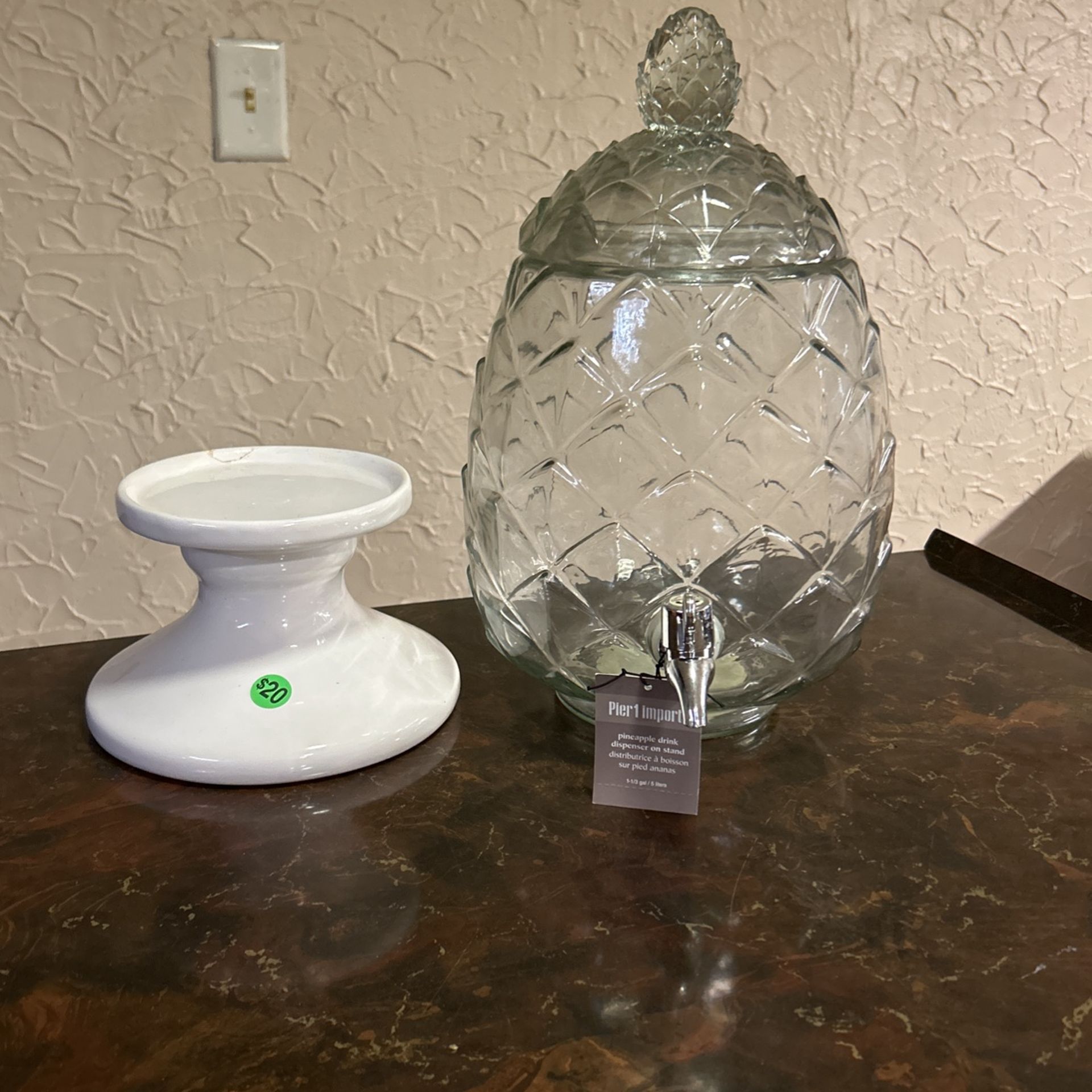 Pineapple drink dispenser