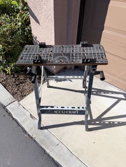 Accu-Craft Portable Folding Workbench with Vise