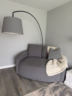 Love Seat And Lamp