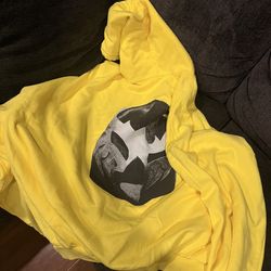 Ye luchador yellow hoodie size 2  L/XL