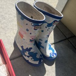 New Hunter &  peppa pig wellies,boys , Size  10jnr
