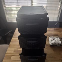 Sterilite 3 Drawer Storage Bin