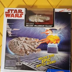 Star Wars Hot Wheels Death Star Attack Diorama Set
