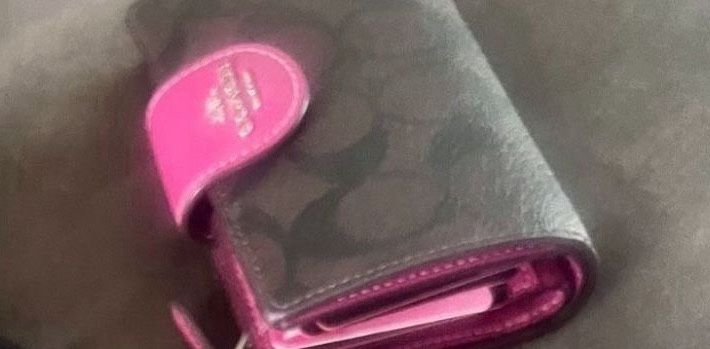 Woman Coach Wallet