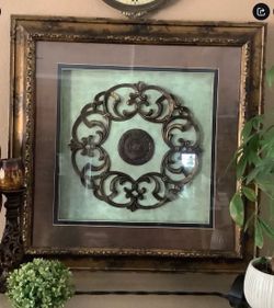37” Rustic Metal Wall Art – Please Read Description