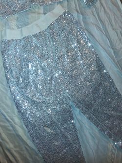 Silver Sequin set