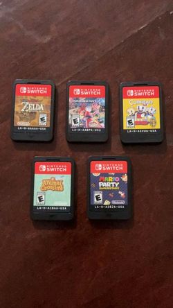 Nintendo Switch Game Cartridges Lot of 5