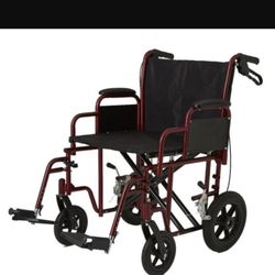 New, In Box Bariatric Transport Chair Medline