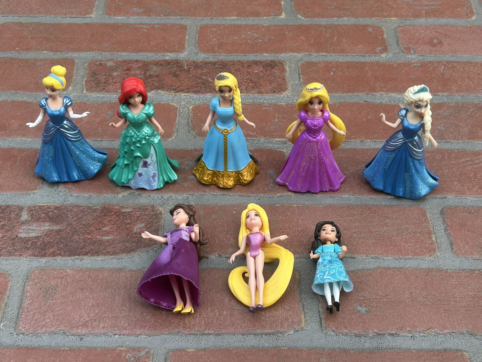 Polly Pocket Princess Clip On Dolls 