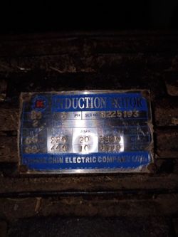 Sheng Chin Electric 3-Phase Induction Motor