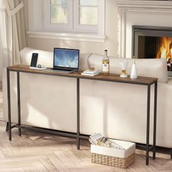 Behind couch/sofa console table