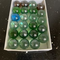 23 Vintage Marbles 