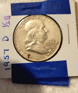 1958 D Franklin Half Dollar 90% Silver Nice!