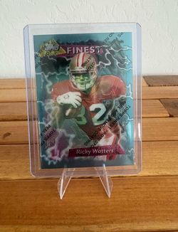 1995 Topps Finest Ricky Watters Refractor #39 | Rare Vintage 49ers Insert
