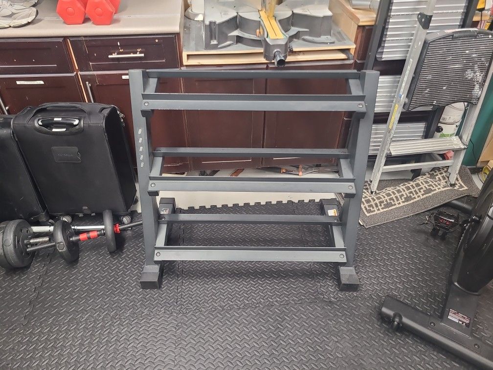 DBR86 3 Tier Dumble Rack Like New