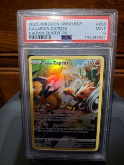 2023 Pokemon Galarian Zapdos Full Art PSA 9