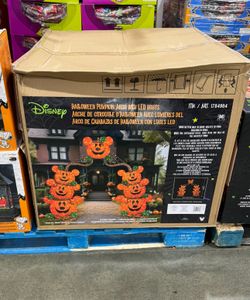 Disney Halloween Pumpkin Arch - Mickey