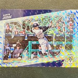 2022 Mosaic Baseball Aaron Judge BANG! Prizm Insert #BG3 Yankees