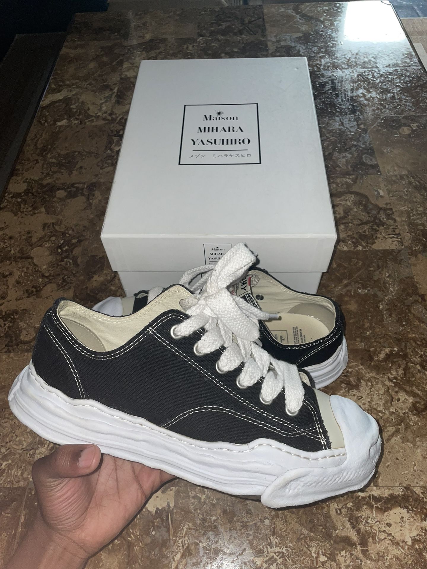 Maison Mihara Yasuhiro Hank OG Sole Canvas Low- No Price Just Best Offer ‼️
