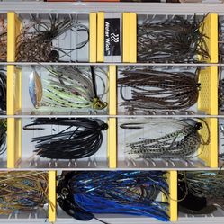 Weedless Swim Jigs & Picasso Lures Chatter Baits - 24 Items 