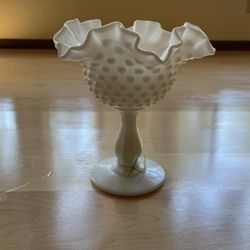 Milk Glass Candy Bowl