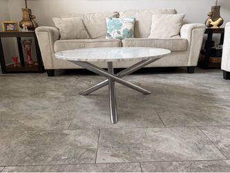 Faux Marble Coffee Table