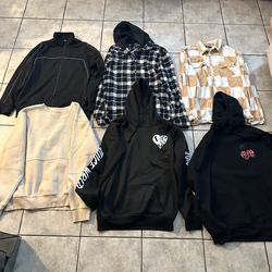 Men Clothes Sets Size L (Pick Up Location Inglewood)