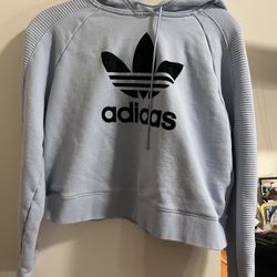 Adidas Women’s Baby Blue Hoodie $15