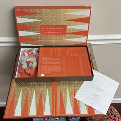 Backgammon Game in Box Frank Lloyd Wright COMPLETE just $7 xox