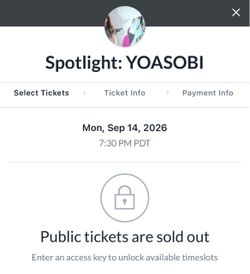 Yoasobi sold out grammy museum