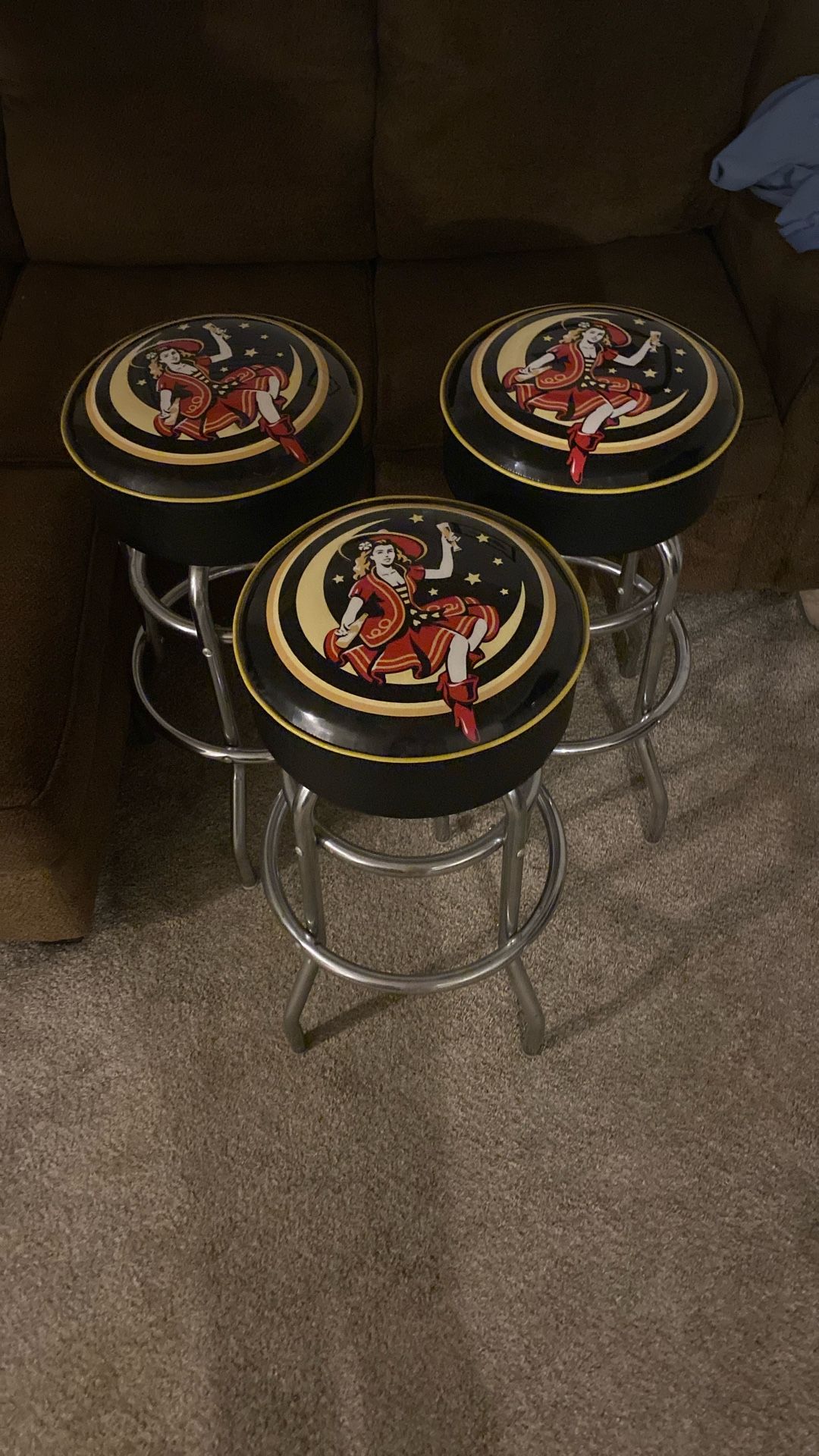Miller Moon Girl Retro Stools