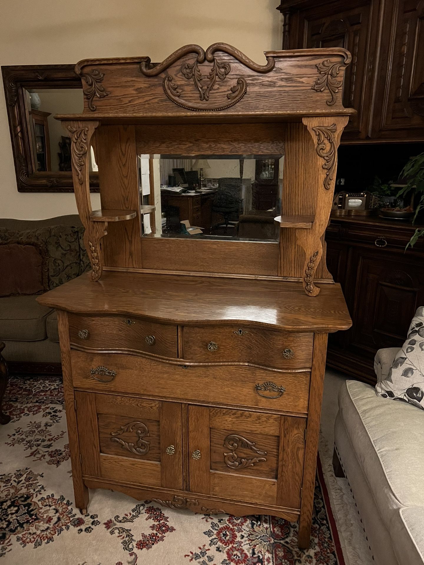 Antique Sideboard/cabinet/dresser