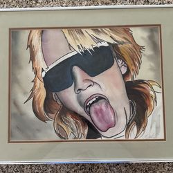 Watercolor artwork (framed)