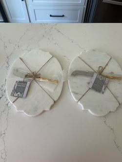 2 stone charcuterie boards